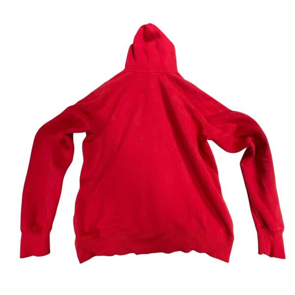 Men’s Large Red‎ Fleeced Nike Spellout Sportswear Hoodie - Picture 3 of 7